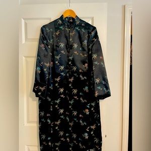 Vintage heavy silk authentic Japanese kimono
